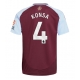 Aston Villa Ezri Konsa #4 Replike Domaci Dres 2024-25 Kratak Rukav